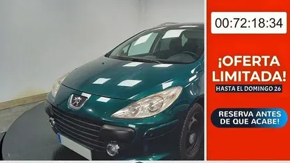 Usado Peugeot 307 110 CV (80 kW) 2005 Verde Utilitario