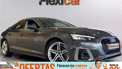Usado Audi A5 Sportback 163 CV (119 kW) 2021 Gris Utilitario
