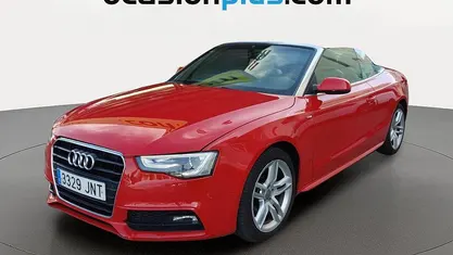 Usado Audi A5 Cabriolet S-Line 177 CV (130 kW) 2016 Rojo Descapotable