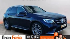 Azul Usado 2018 Mercedes GLC250 AMG line SUV | 29.790 € (Precio justo)