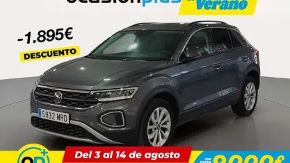 Usado VW T-Roc Life 110 CV (80 kW) 2024 Gris SUV
