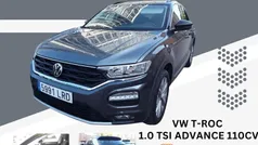 Gris Usado 2021 VW T-Roc Advance SUV | 19.700 € (Precio justo)