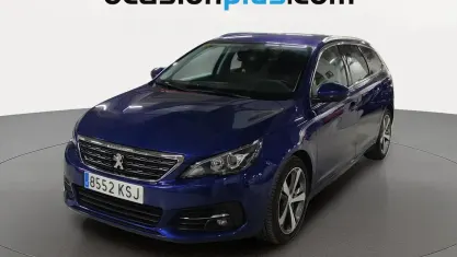 Usado Peugeot 308 SW Allure 130 CV (95 kW) 2018 Azul Familiar