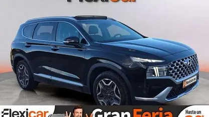 Negro Usado 2021 Hyundai Santa Fe SUV | 26.490 € (Buen precio)