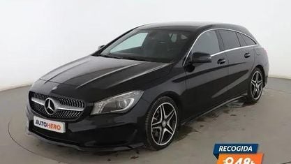 Occasion Mercedes CLA220 Shooting Brake AMG line 177 PK (130 kW) 2015 Zwart Stationwagen