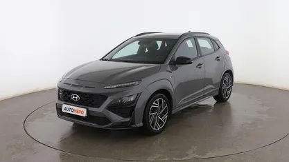 Usado Hyundai Kona N Line 120 CV (88 kW) 2022 Gris SUV