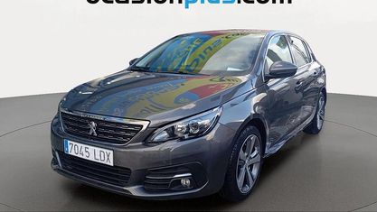 Usado Peugeot 308 Allure 110 HP (80 kW) 2020 Cinzento Citadino