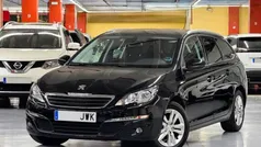 Negro Usado 2017 Peugeot 308 Style Familiar | 7900 € (Buen precio)