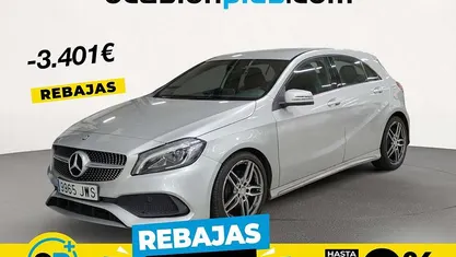 Usado Mercedes A200 AMG 136 CV (100 kW) 2017 Gris plata Utilitario