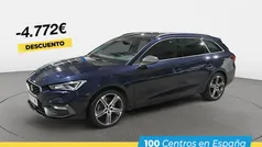 Azul Usado 2022 Seat Leon FR Familiar | 21.400 € (Precio justo)