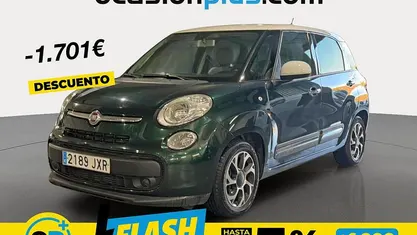 Usado Fiat 500L Pop Star 95 CV (69 kW) 2017 Verde Monovolumen