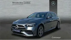 Gris Usado 2024 Mercedes C300e AMG line Familiar | 54.900 € (Un poco caro)