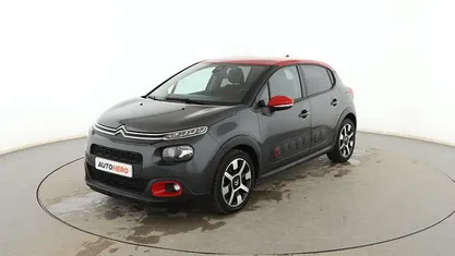Usado Citroën C3 Shine 100 CV (73 kW) 2017 Negro Berlina