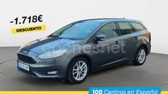 Gris Usado 2017 Ford Focus Trend Familiar | 10.990 € (Precio justo)