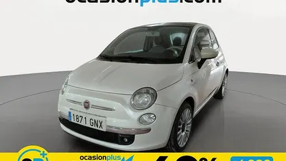 Usado Fiat 500 Lounge 75 CV (55 kW) 2009 Blanco Descapotable