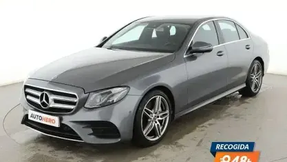 Usado Mercedes E300 AMG line 245 CV (180 kW) 2017 Gris Berlina