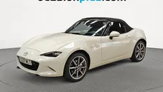 Blanco Usado 2023 Mazda MX5 Exclusive-Line Descapotable | 31.810 € (Precio justo)