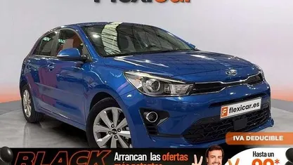 Usado Kia Rio 84 CV (61 kW) 2021 Azul Utilitario