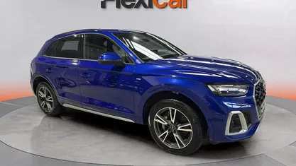 Usado Audi Q5 S-Line 299 CV (219 kW) 2021 Azul SUV