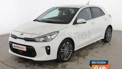 Usado Kia Rio 85 CV (62 kW) 2017 Blanco Berlina