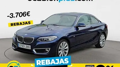 Azul Usado 2015 BMW 220 Coupe | 18.450 € (Precio justo)