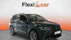 Azul Usado 2021 VW Tiguan R-line SUV | 25.990 € (Precio justo)