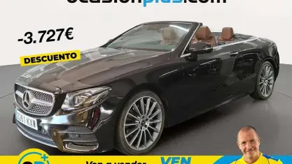 Usado Mercedes E220 AMG 194 CV (142 kW) 2019 Negro Descapotable