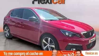 Usado Peugeot 308 GT-line 131 CV (96 kW) 2019 Rojo Utilitario