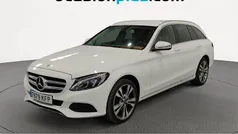 Blanco Usado 2017 Mercedes C220 Familiar | 23.590 € (Precio justo)
