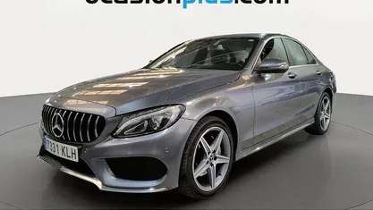 Usado Mercedes C220 AMG 170 CV (125 kW) 2018 Gris Berlina