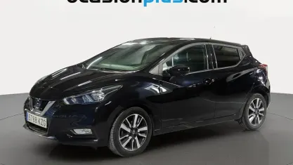 Usado Nissan Micra N-Connecta 90 CV (66 kW) 2018 Negro Utilitario