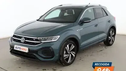 Usado VW T-Roc R-line 150 CV (110 kW) 2022 Azul SUV