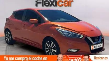 Usado Nissan Micra Acenta 101 CV (74 kW) 2019 Naranja Utilitario