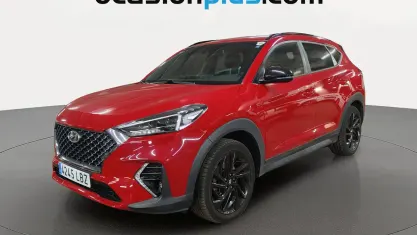 Begagnad Hyundai Tucson N Line 136 HK (100 kW) 2019 Röd SUV