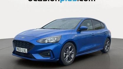 Usado Ford Focus ST-Line 125 CV (91 kW) 2021 Azul Utilitario
