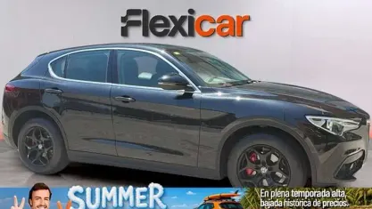 Usado Alfa Romeo Stelvio Executive 180 CV (132 kW) 2018 Negro SUV