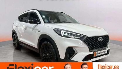 Usado Hyundai Tucson N Line 185 CV (136 kW) 2019 Negro SUV
