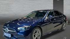 Azul Usado 2023 Mercedes C200 AMG line Berlina | 40.900 € (Precio justo)