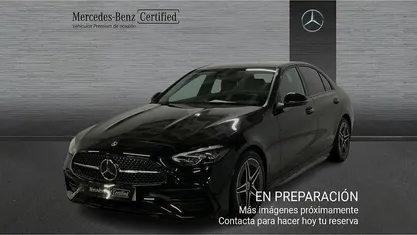 Usado Mercedes C220 AMG line 200 CV (147 kW) 2022 Negro Berlina