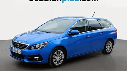 Azul Usado 2021 Peugeot 308 SW Allure Familiar | 11.355 € (Super precio)