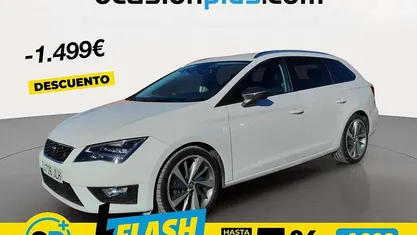 Usado Seat Leon FR 184 CV (135 kW) 2016 Blanco Monovolumen
