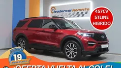 Rojo Usado 2021 Ford Explorer ST-Line SUV | 46.900 € (Precio justo)