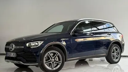 Usado Mercedes GLC300e 306 CV (225 kW) 2021 Azul SUV