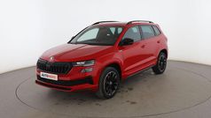 Rojo Usado 2024 Skoda Karoq SportLine SUV | 29.599 € (Precio justo)