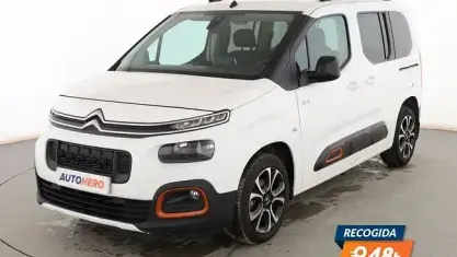 Käytetty Citroën Berlingo Shine 102 HP (75 kW) 2019 Valkoinen Tila-auto
