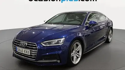 Usado Audi A5 Sportback S-Line 150 CV (110 kW) 2018 Azul Utilitario