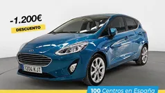 Azul Usado 2018 Ford Fiesta Titanium Utilitario | 11.700 € (Precio justo)