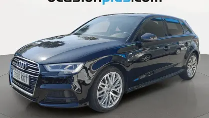Usado Audi A3 Sportback S-Line 116 CV (85 kW) 2018 Negro Utilitario