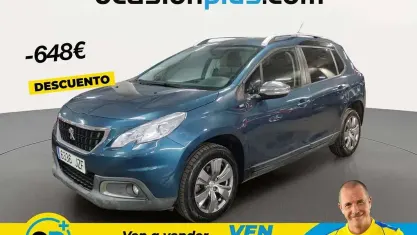 Usado Peugeot 2008 Style 110 CV (80 kW) 2017 Verde SUV