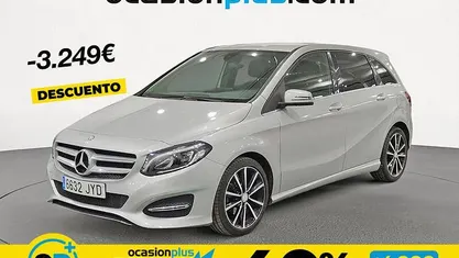 Usado Mercedes B200 136 CV (100 kW) 2017 Gris plata Monovolumen